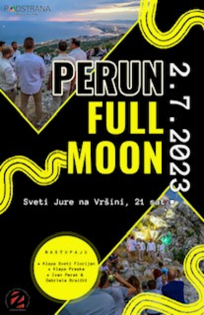 KULTURNO LJETO - 02. 07. FULL MOON, Sv. Jure na Vršini