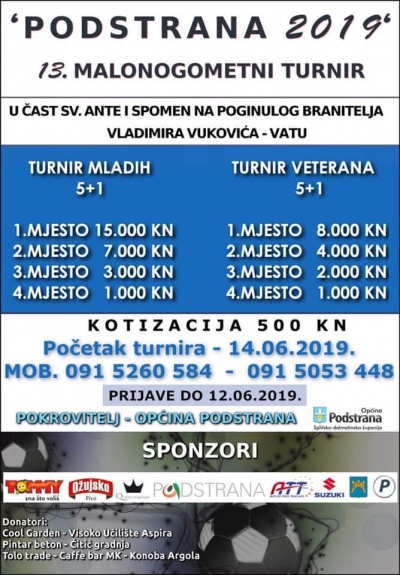 1.DJEČJI MALONOGOMETNI TURNIR PODSTRANA