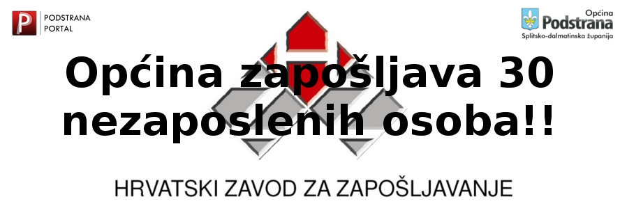 Općina zapošljava 30 osoba, javite se!!
