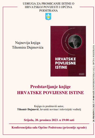 Predstavljanje nove knjige Tihomira Dujmovića