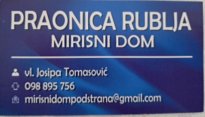 MIRISNI DOM - Novo otvorena praonica rublja