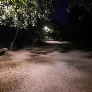 Javna rasvjeta uz rijeku Žrnovnicu