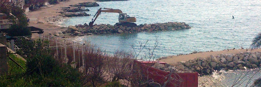 Podstrana: Započeli radovi na obali i to nedjeljom