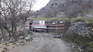 Zatvorena protupožarna cesta