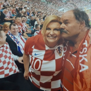 Stipe Legenda s predsjednicom Kolindom