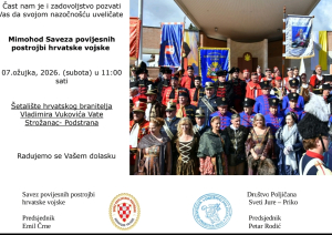 Mimohod Saveza povijesnih postrojbi hrvatske vojske